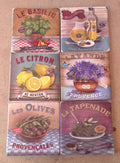 Lot de 6 sous verre