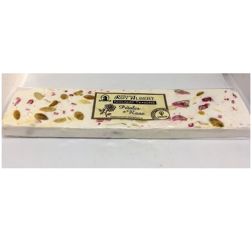 Nougat aux Pétales de Rose, 100g