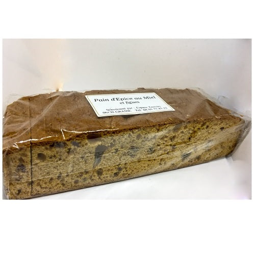 Pain d'épice au miel et figues, 300g