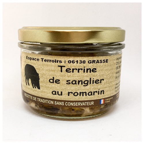 Terrine de sanglier au romarin, 180g