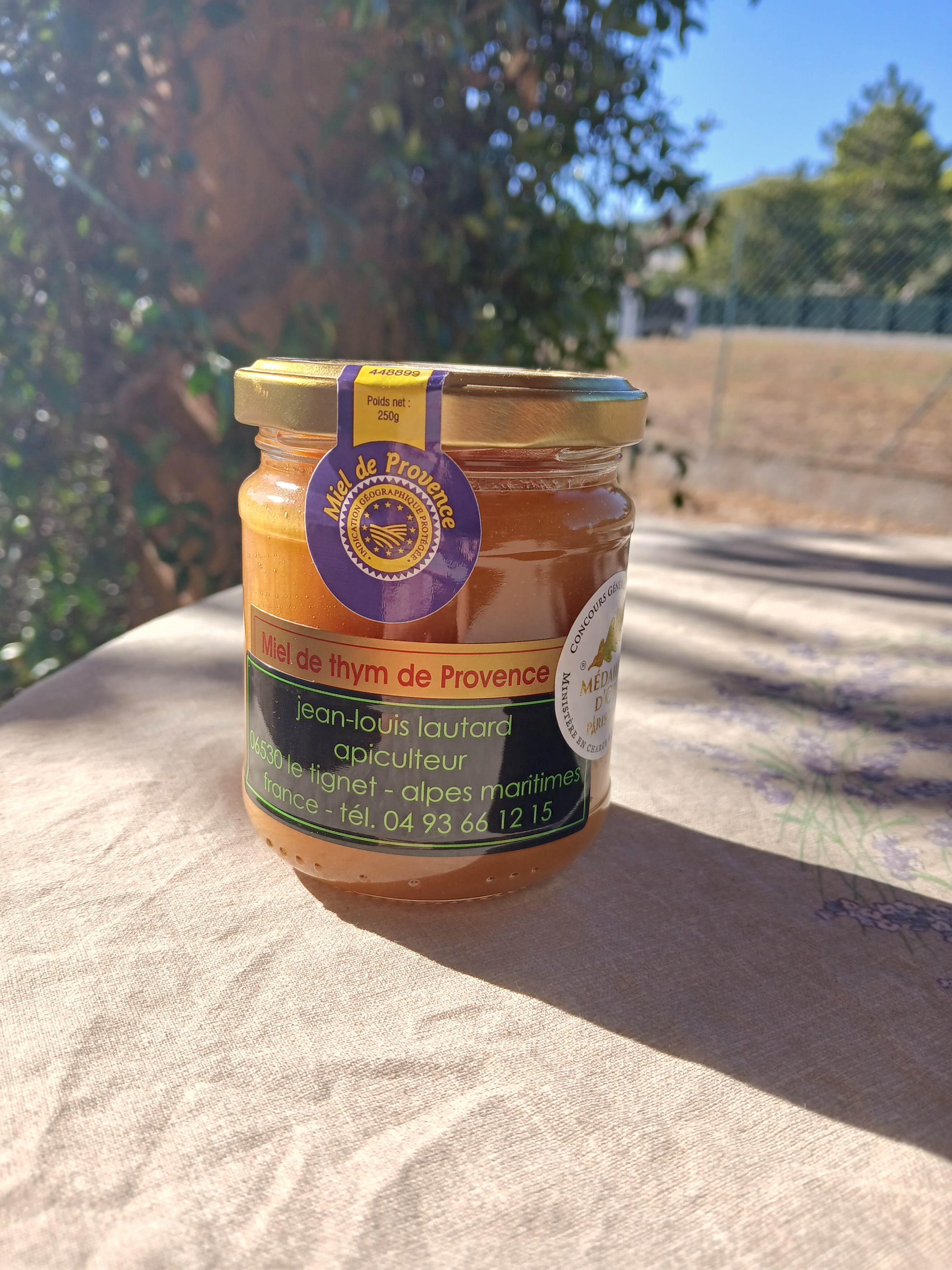 Miel de thym Lautard 250g