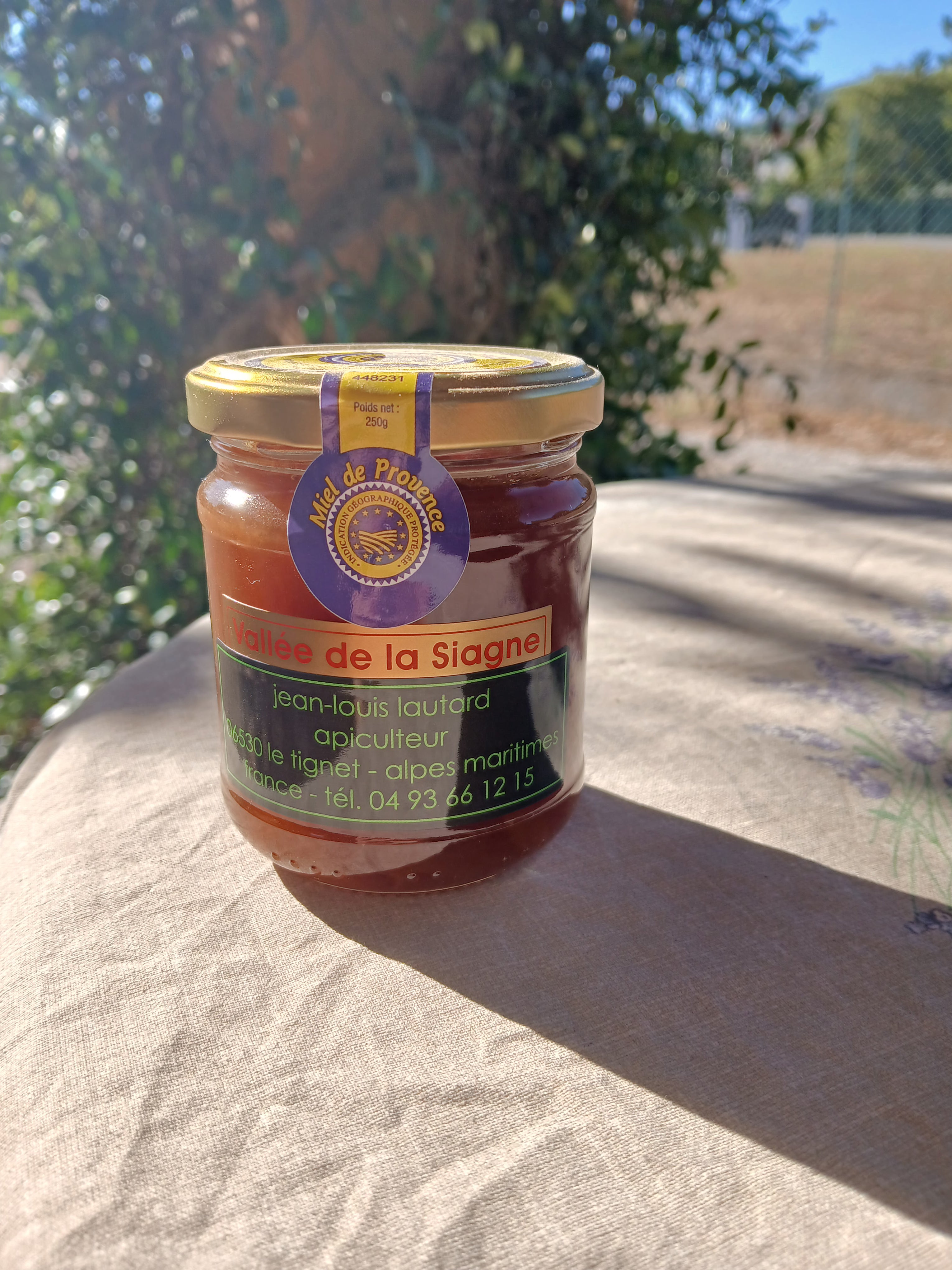 Miel de la vallée de la Siagne Lautard 250g