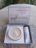 Coffret savon et crème mains au lait d'ânesse