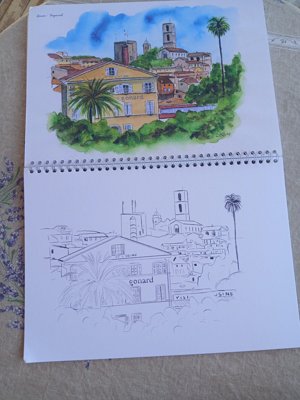 Album de coloriage Côte d'Azur