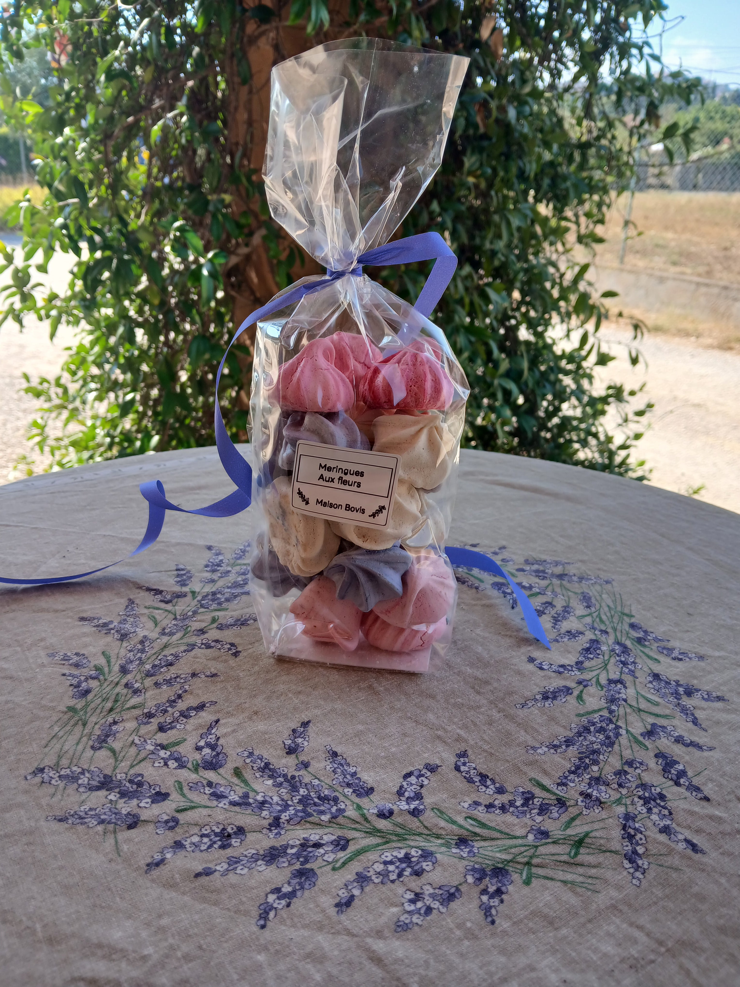 Meringues aux fleurs