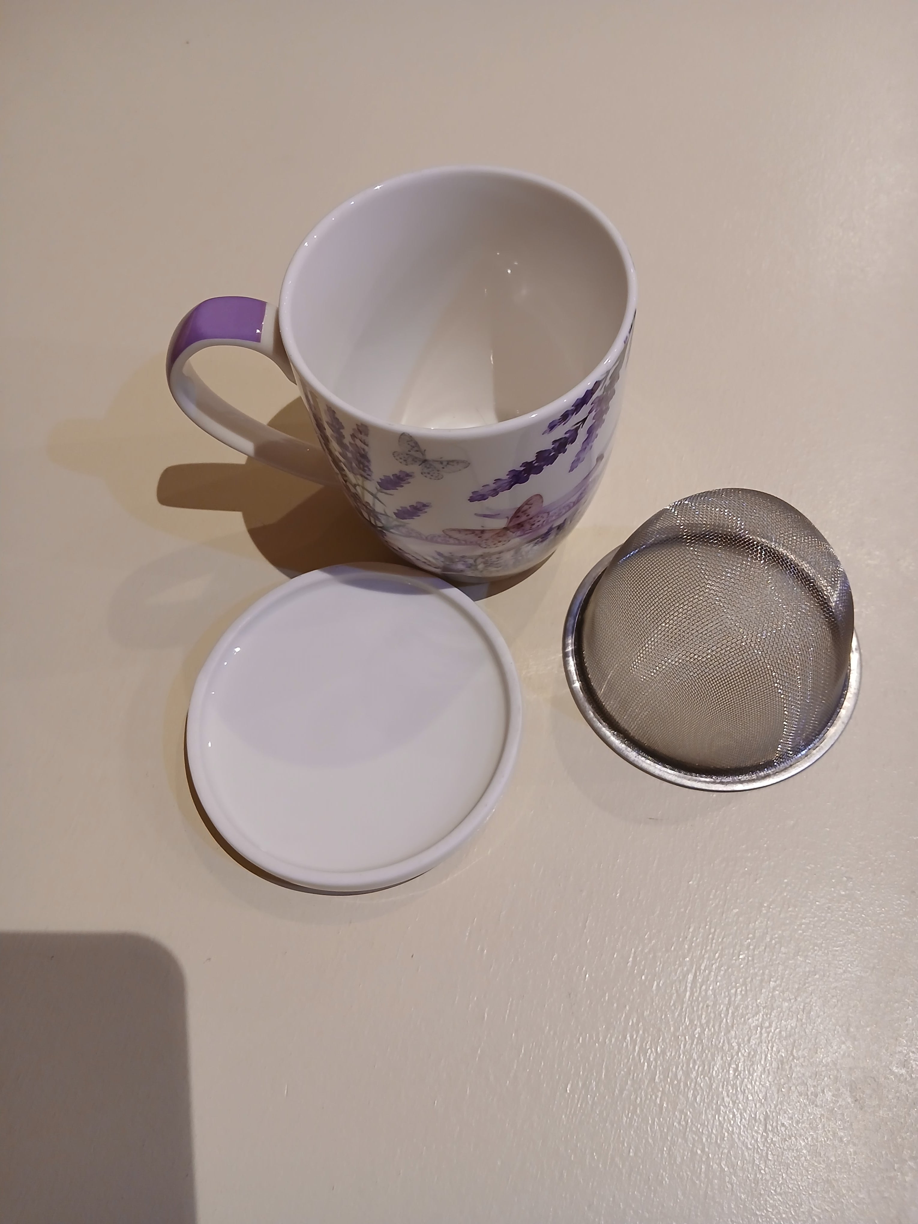 Tisanière porcelaine