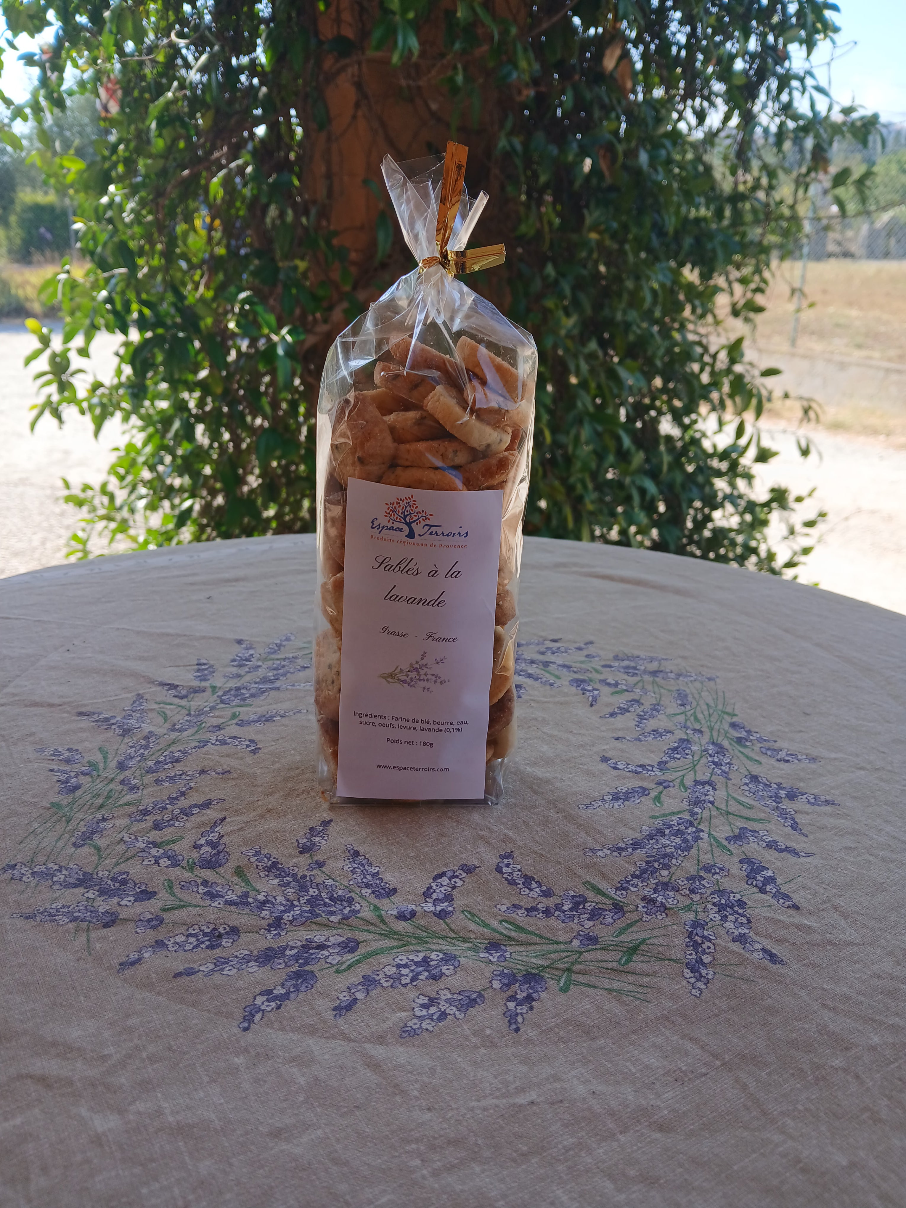 Sablés à la lavande 180g