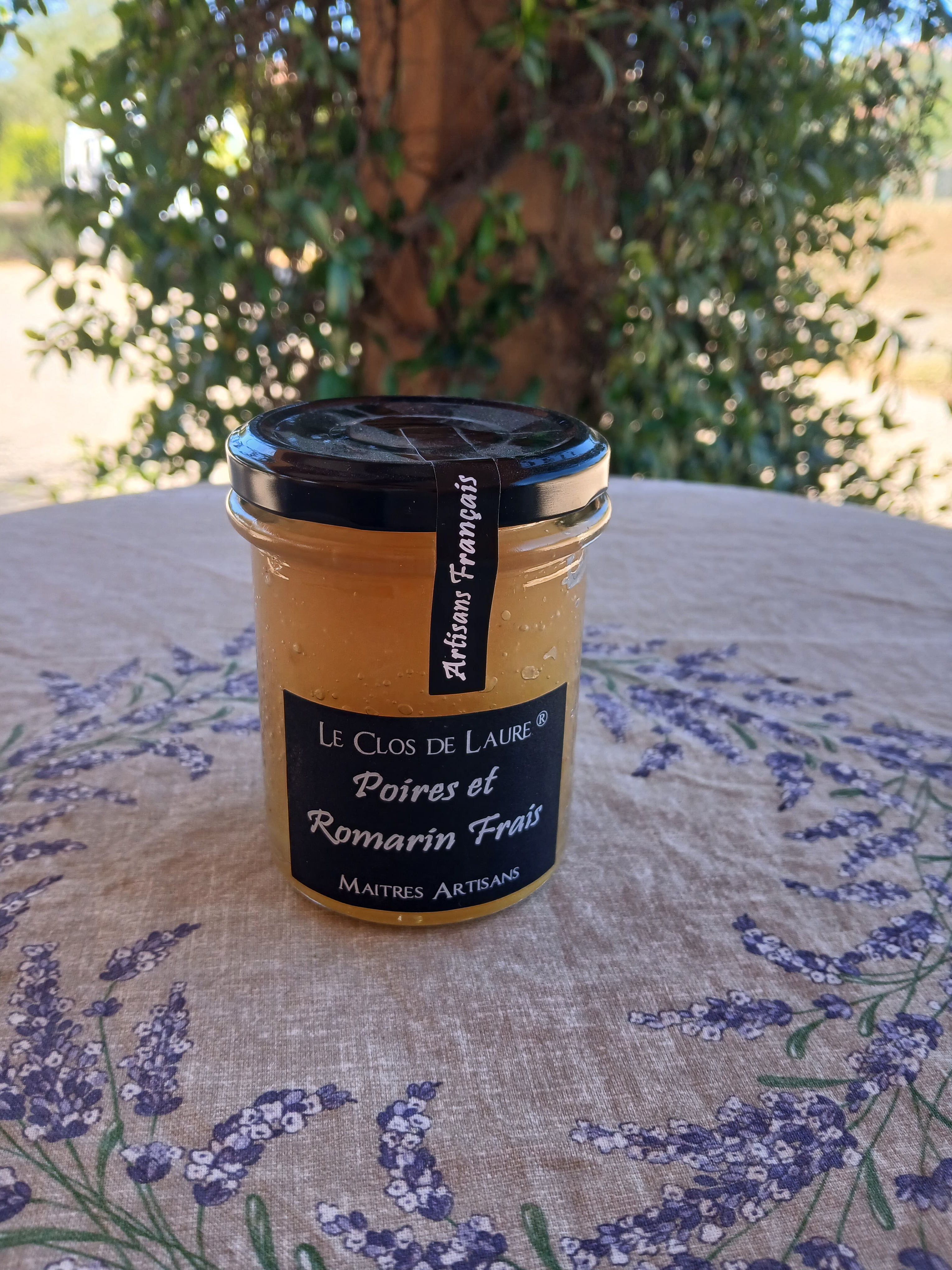 Confiture Poires et Romarin frais 220g