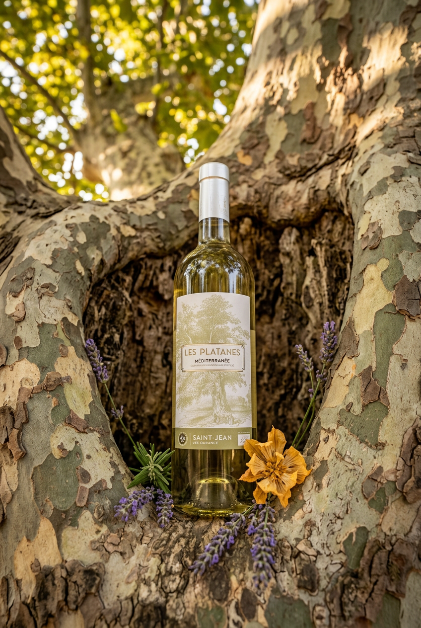 Les Platanes BIO blanc 75cl
