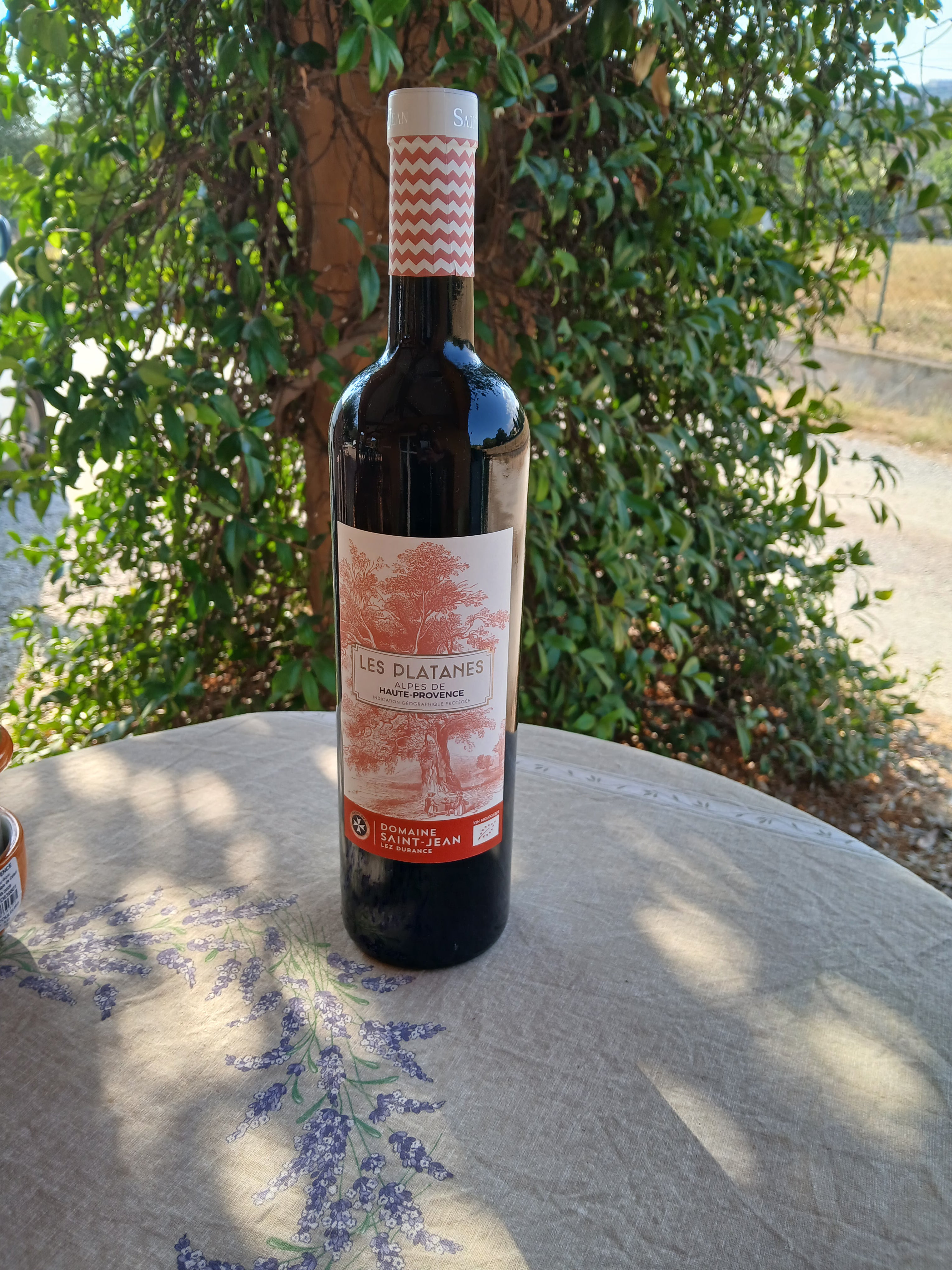 Les Platanes bio rouge 75cl