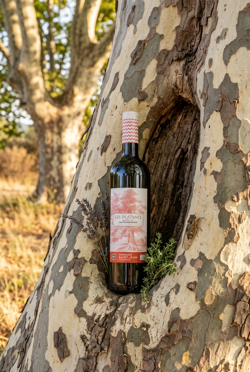 Les Platanes BIO rouge 75cl