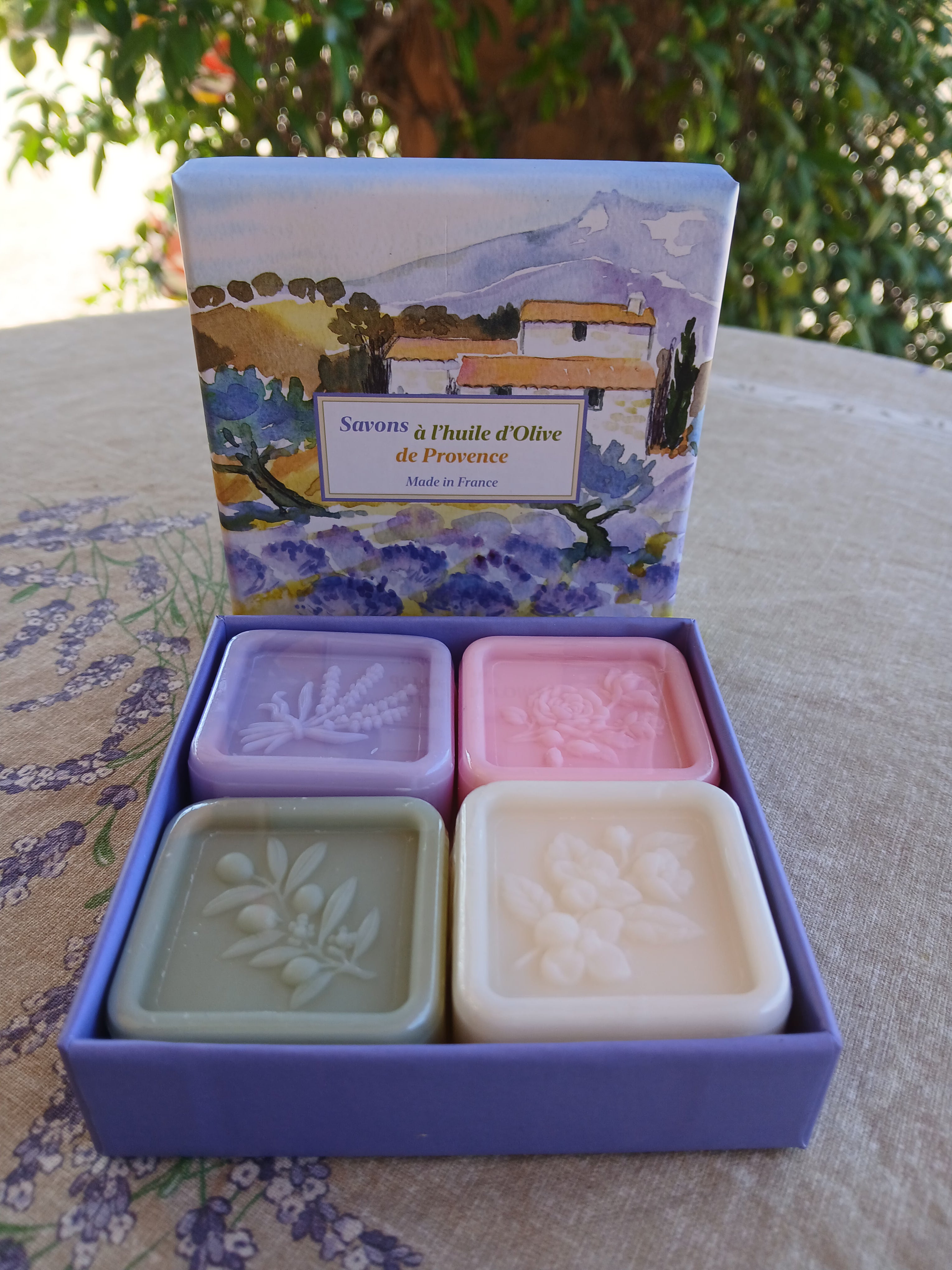 Coffret 4 savons