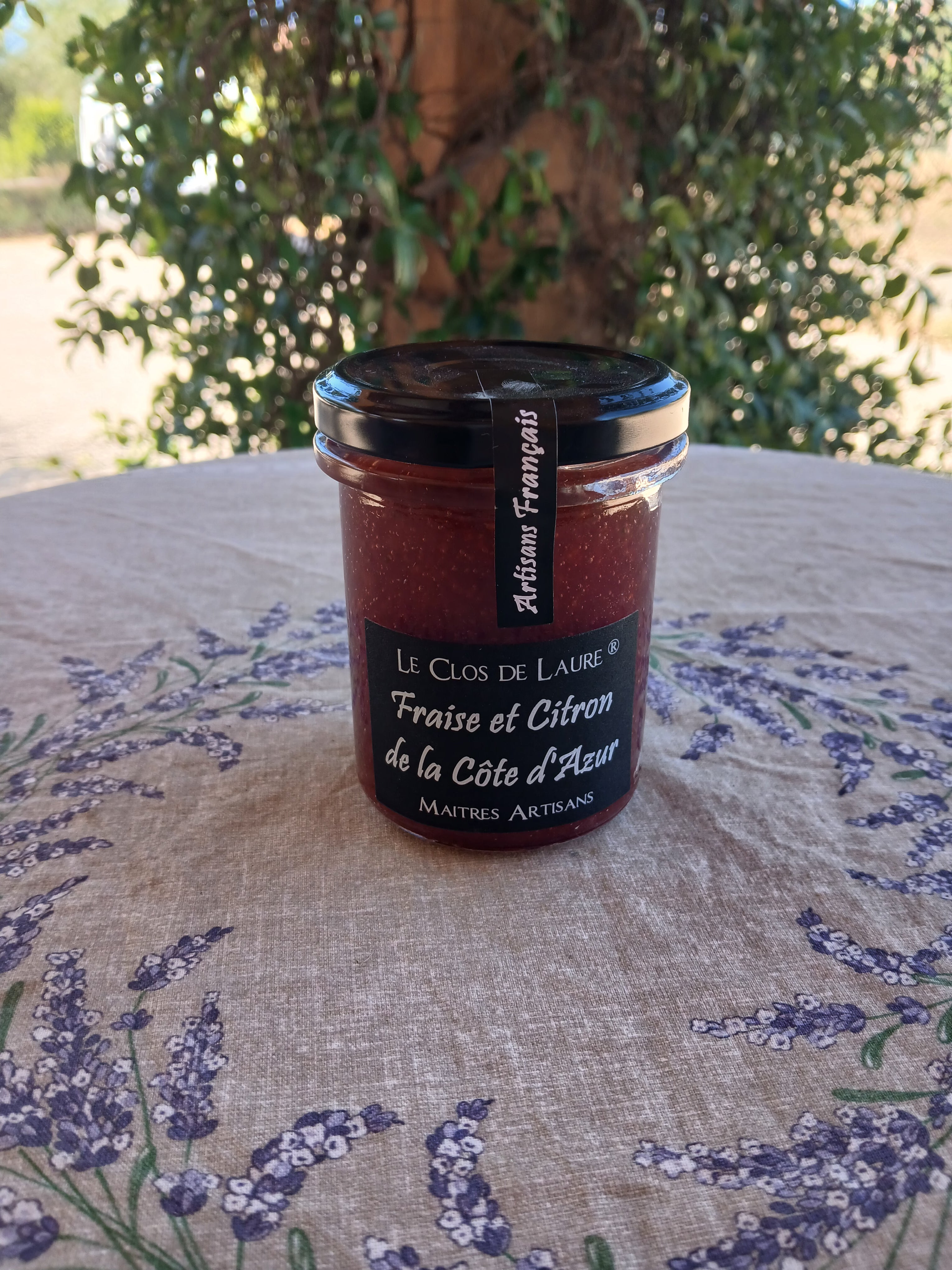 Confiture Fraise et Citron de la Côte d'Azur 220g