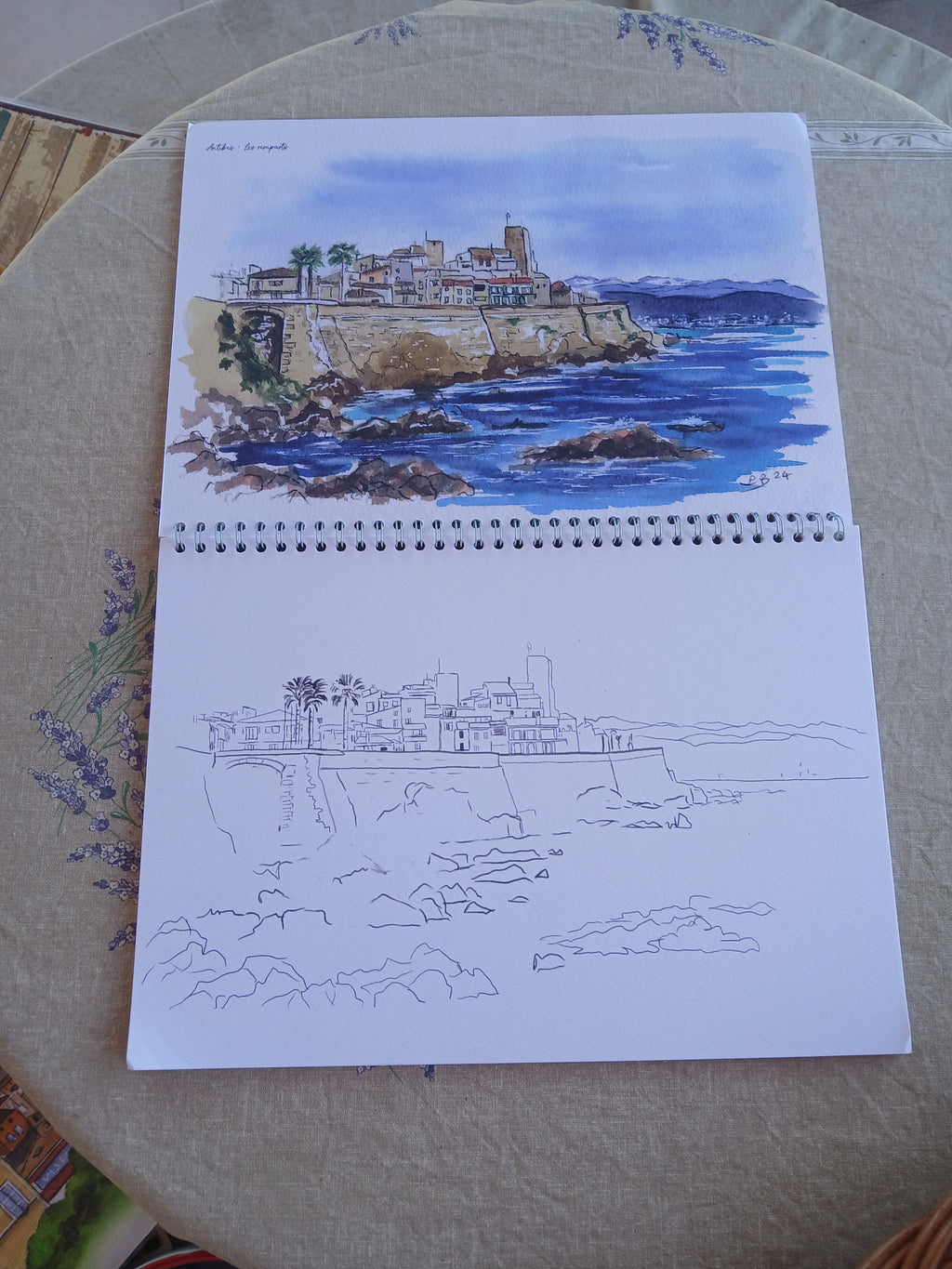 Album de coloriage Côte d'Azur