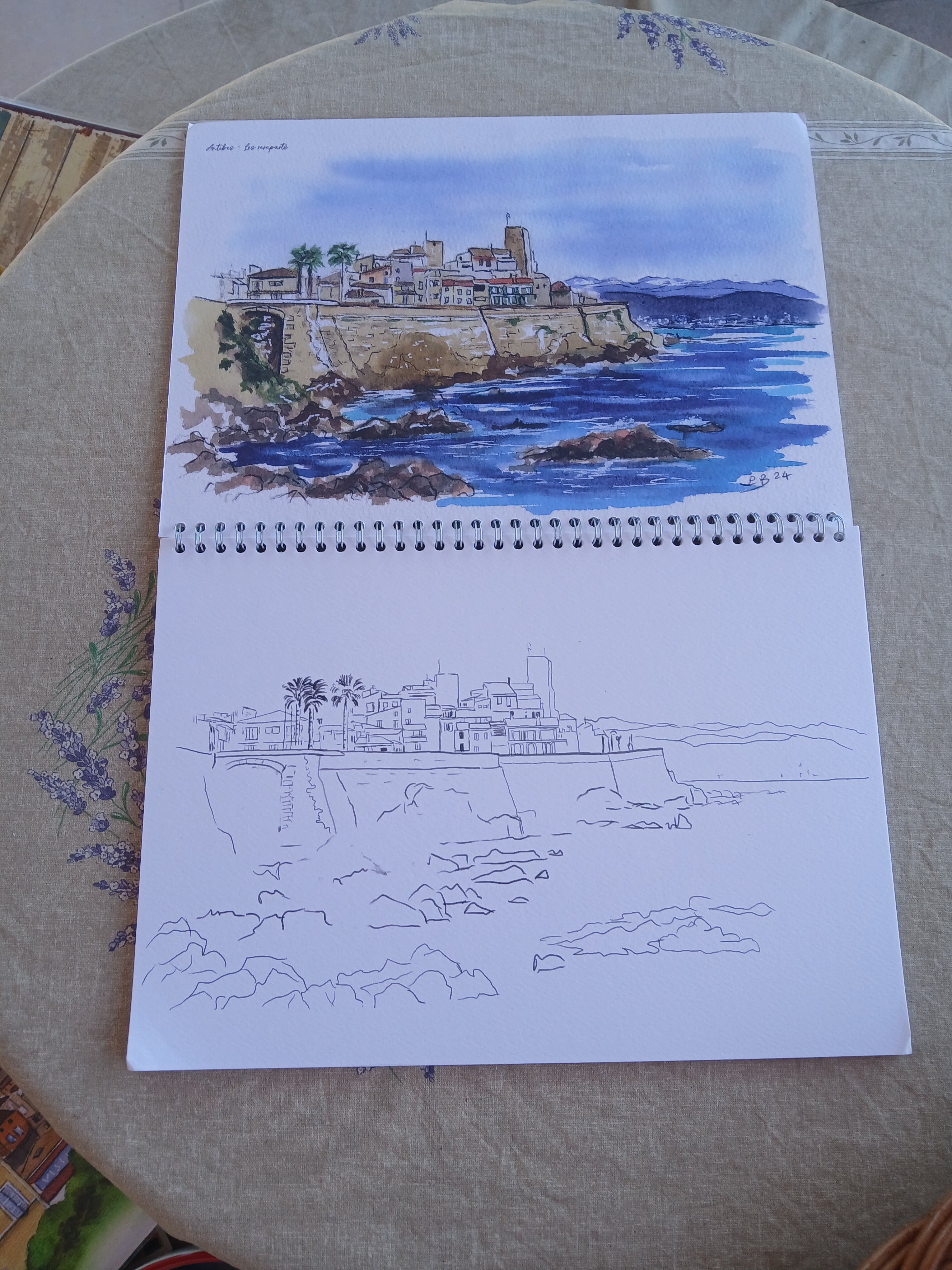 Album de coloriage Côte d'Azur