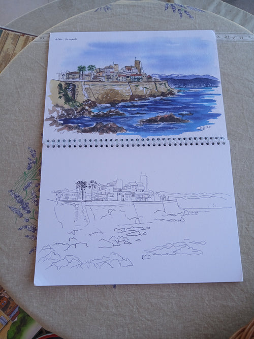 Album de coloriage Côte d'Azur