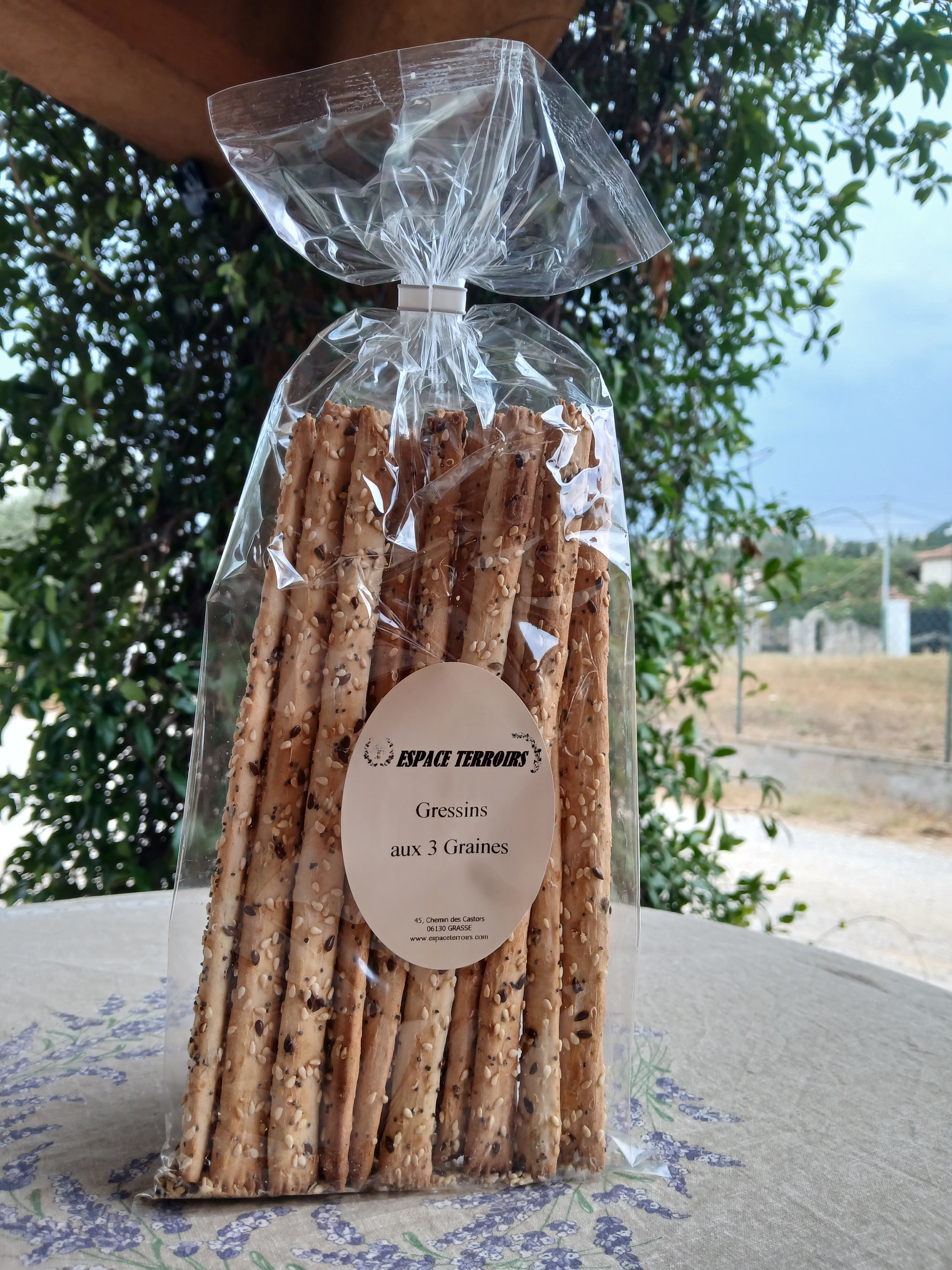 Gressins aux 3 graines 150g