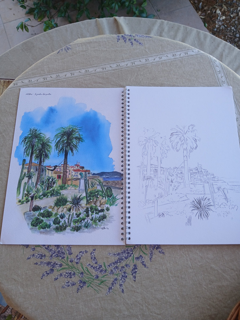 Album de coloriage Côte d'Azur