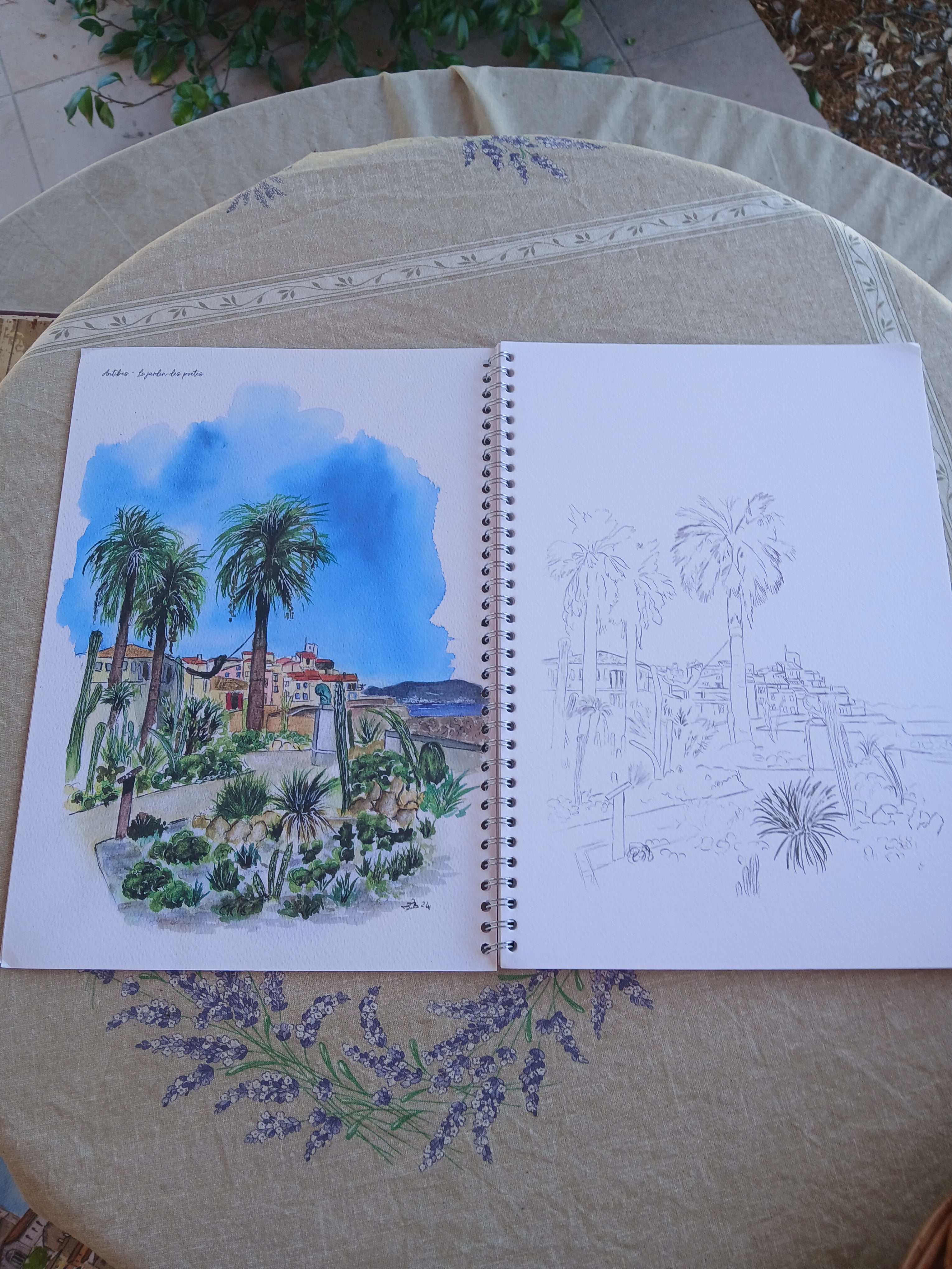 Album de coloriage Côte d'Azur