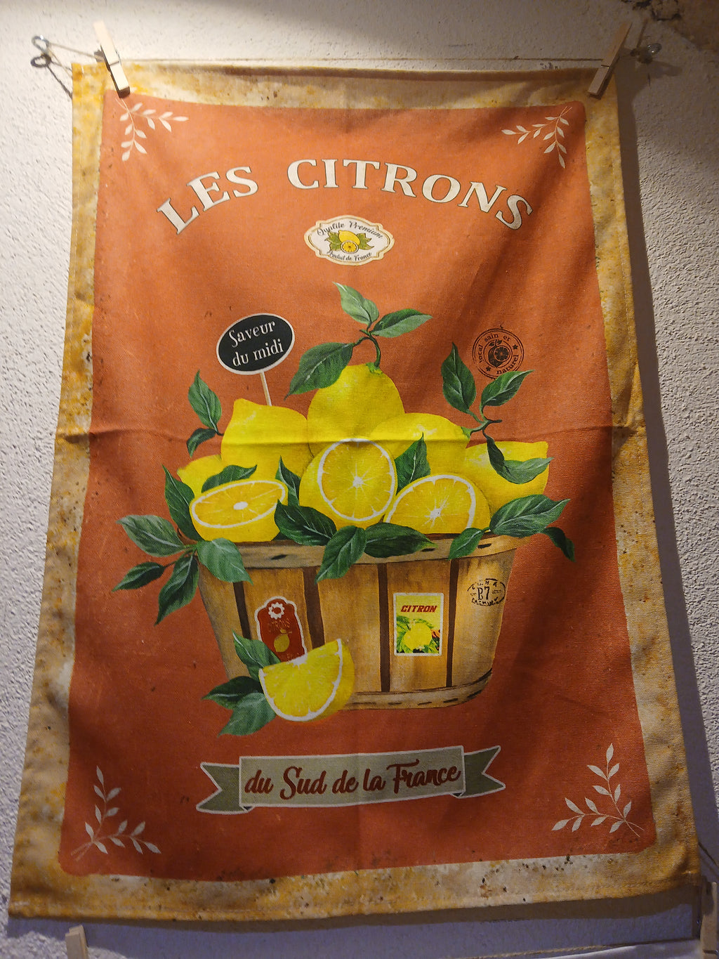 Torchon imprimé