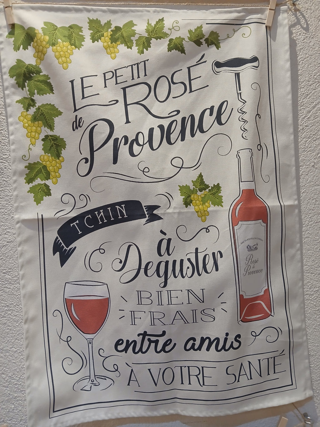 Torchon imprimé