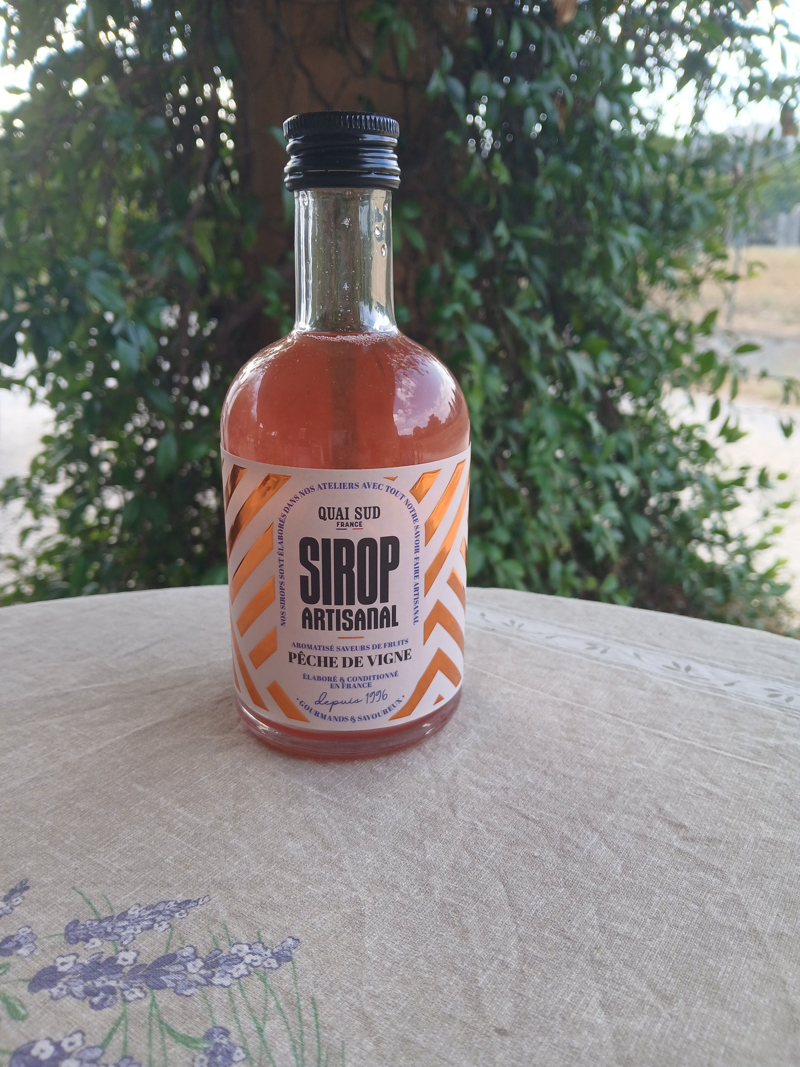 Sirop Pêche de Vigne, 25cl