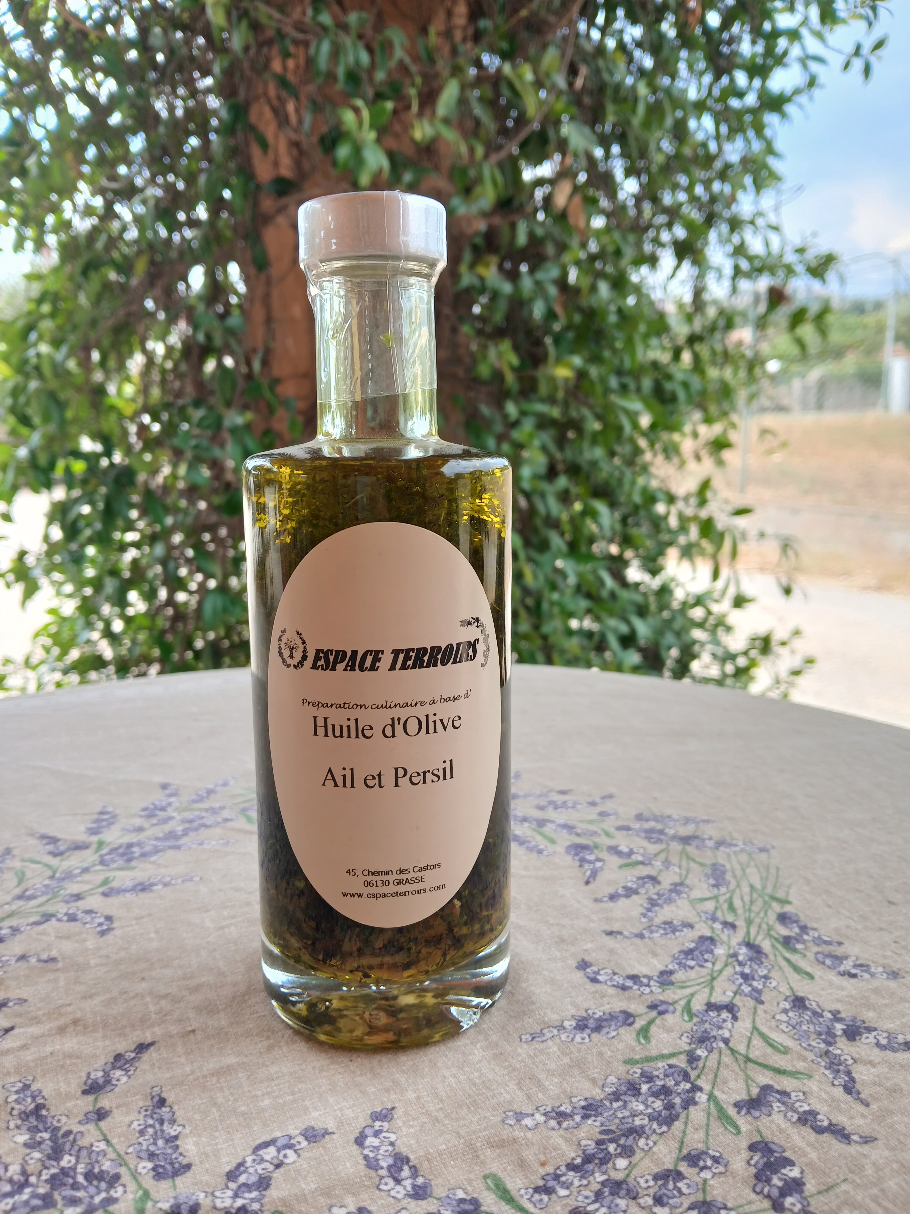 Huile d'olive Ail et Persil 25cl