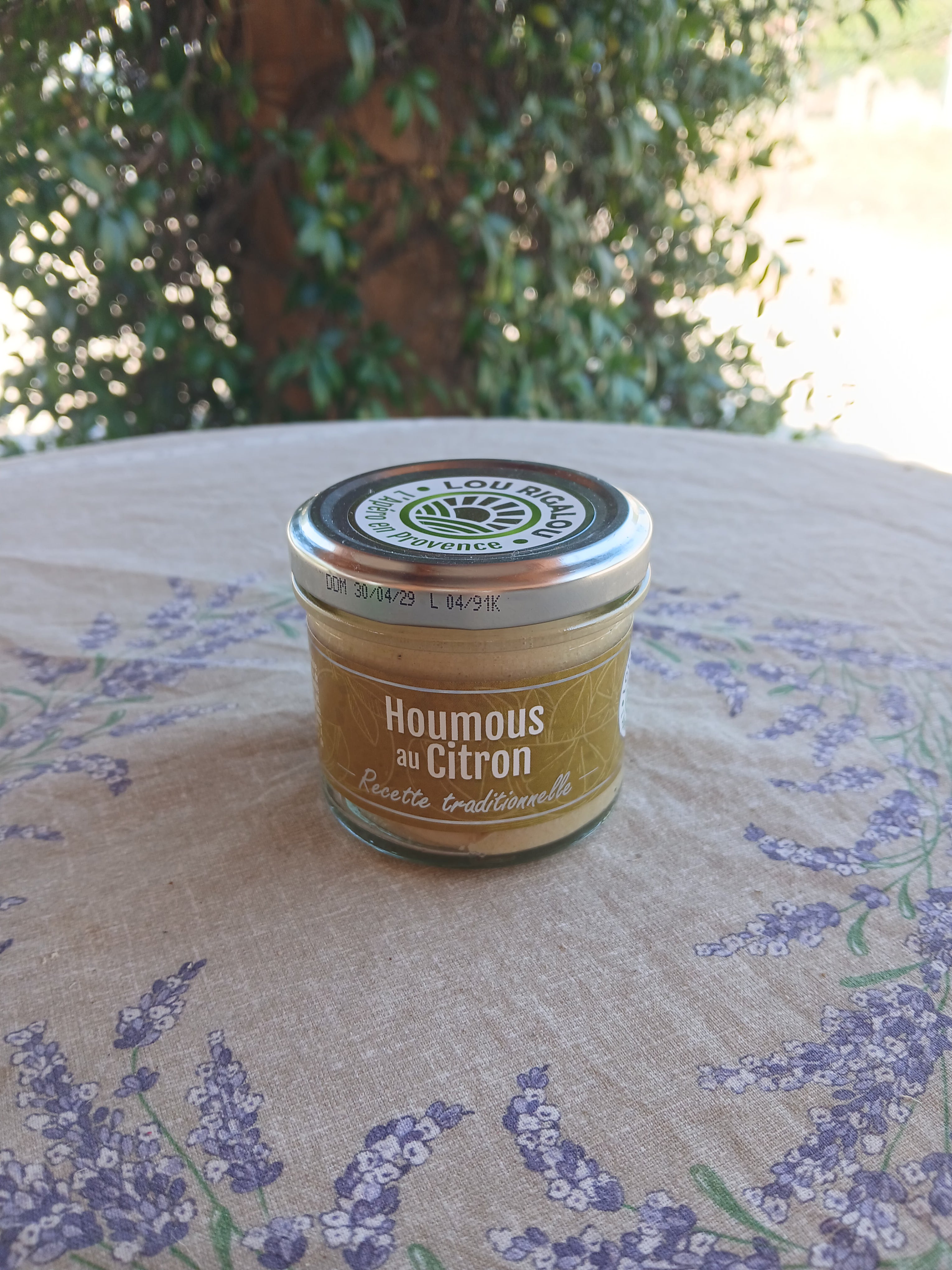 Houmous au citron 90g