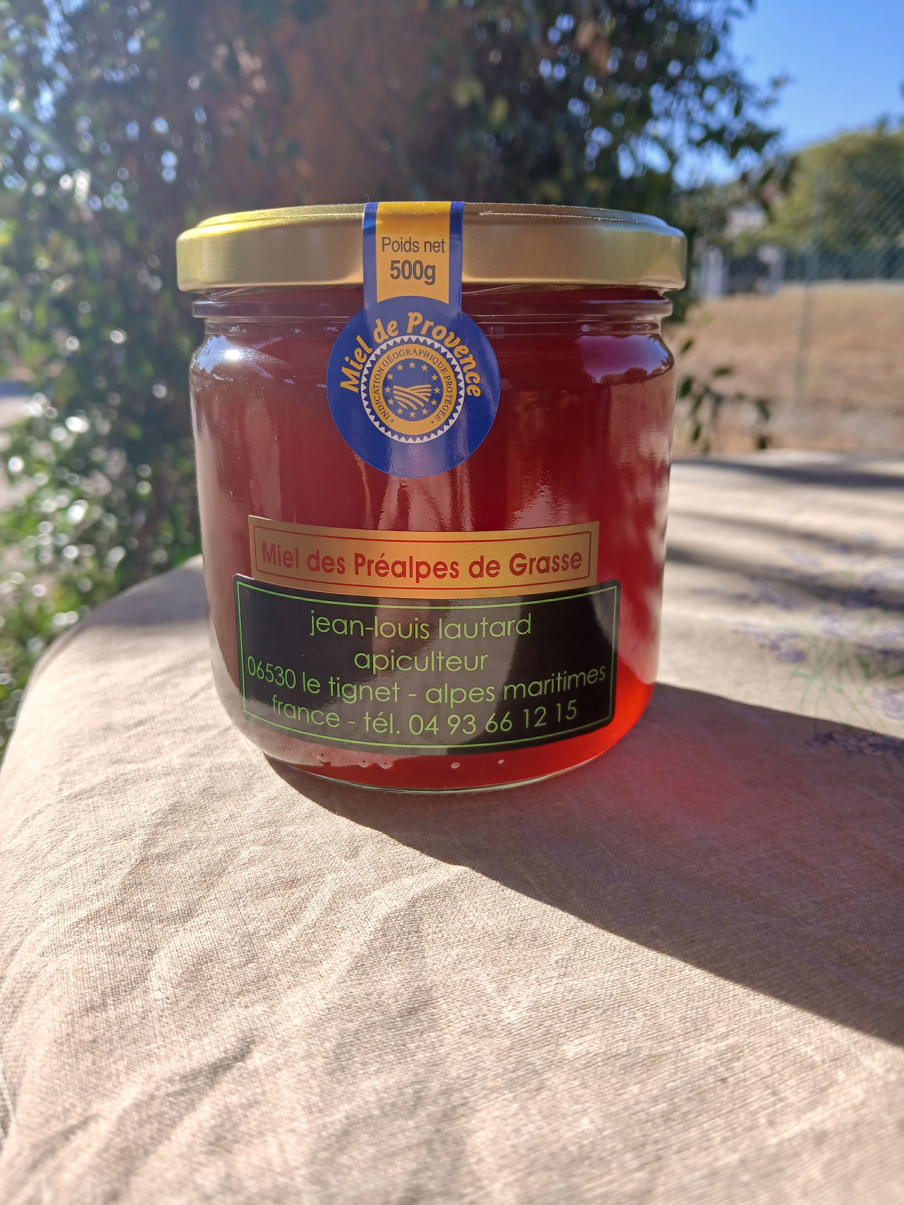 Miel des préalpes de Grasse Lautard 500g