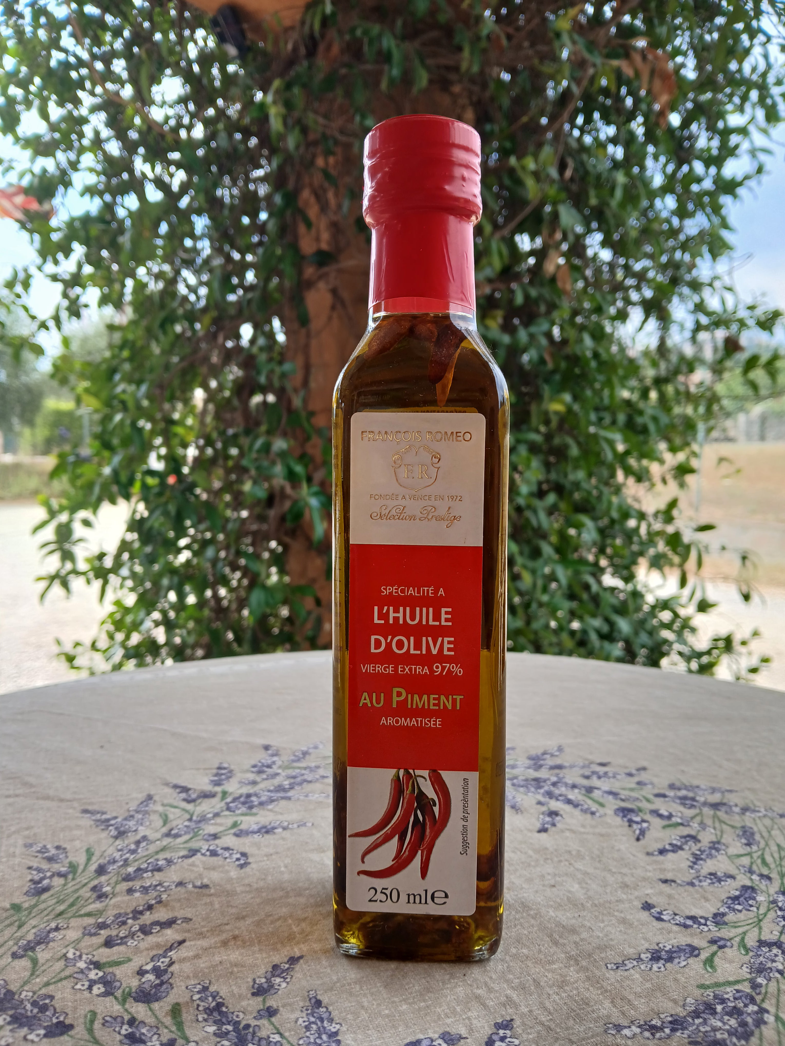 Huile d'olive aromatisée 25cl