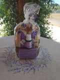 Panier savon, huile essentielle et sachet Lavande et Lavandin