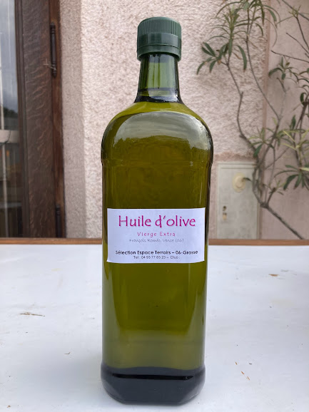 Huile d'Olive vierge extra, bouteille 1L - Espace Terroirs